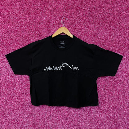 DJ Pusheen Beat da Beat Up Kawaii Pusheen The Cat Crop Top L