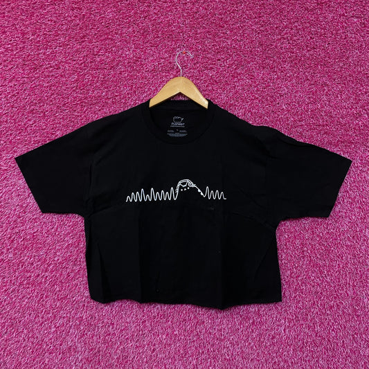 DJ Pusheen Beat da Beat Up Kawaii Pusheen The Cat Crop Top L