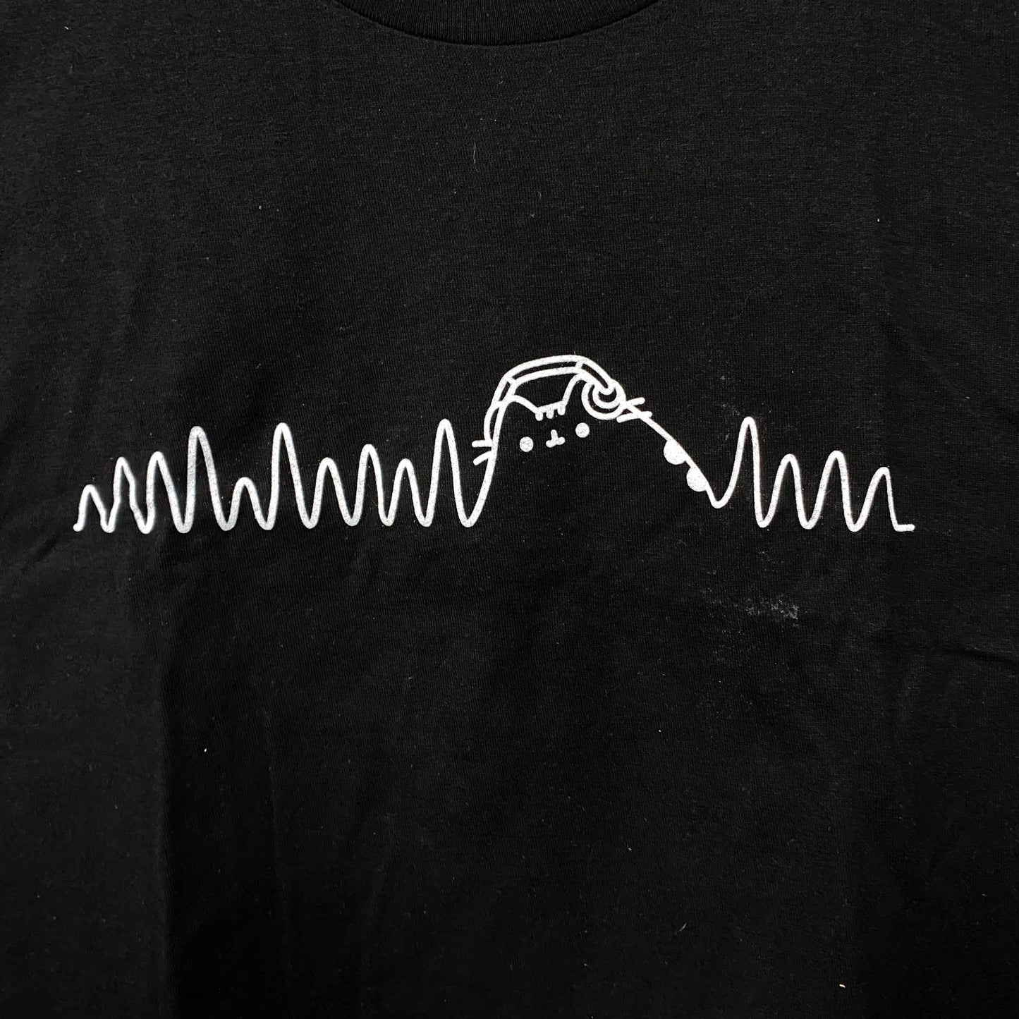 DJ Pusheen Beat da Beat Up Kawaii Pusheen The Cat Crop Top L