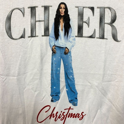 Cher Christmas Short Sleeve Graphic T-Shirt Small