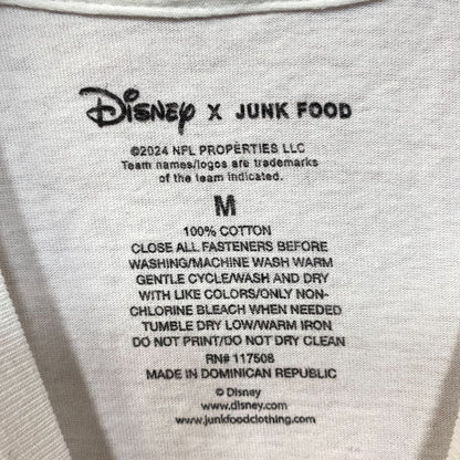 Disney x Junk Food NFL Detroit Lions Mickey Mouse Field T-Shirt Medium