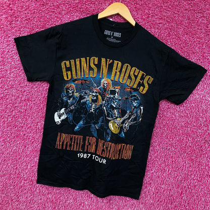 Guns N' Roses Skeleton 1987 Tour T-Shirt Medium