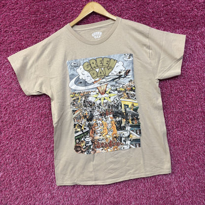 Green Day doookie On Tan T-Shirt XL