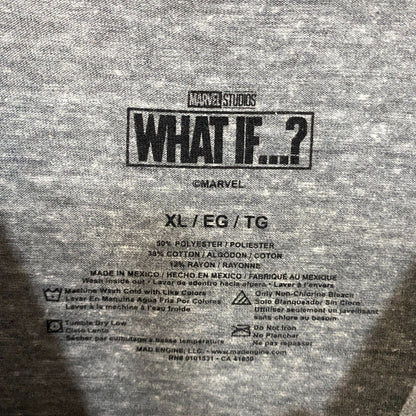 Marvel What If Captain Carter Gray T-Shirt XL