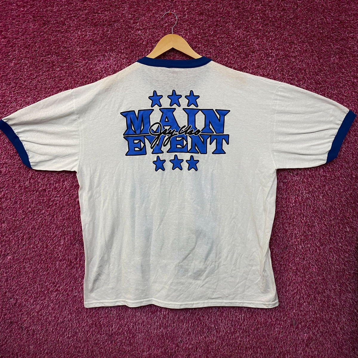 WWE Ripple Junction White Jey Uso Yeet Ringer T-Shirt 3XL