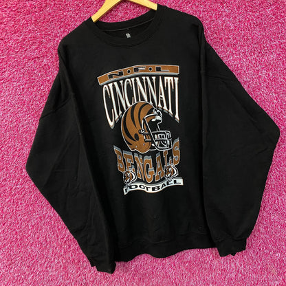 Cincinnati Bengals NFL Helmet Logo Crewneck Sweatshirt XXL