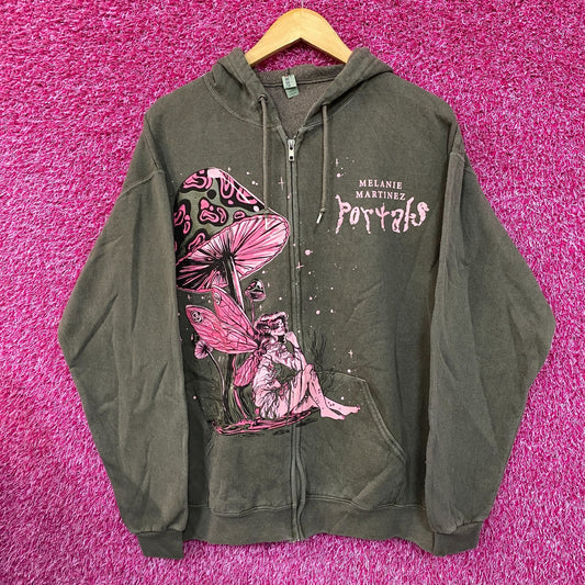 Melanie Martinez Portals Mushroom Fairy Hoodie Zip Up Size Large