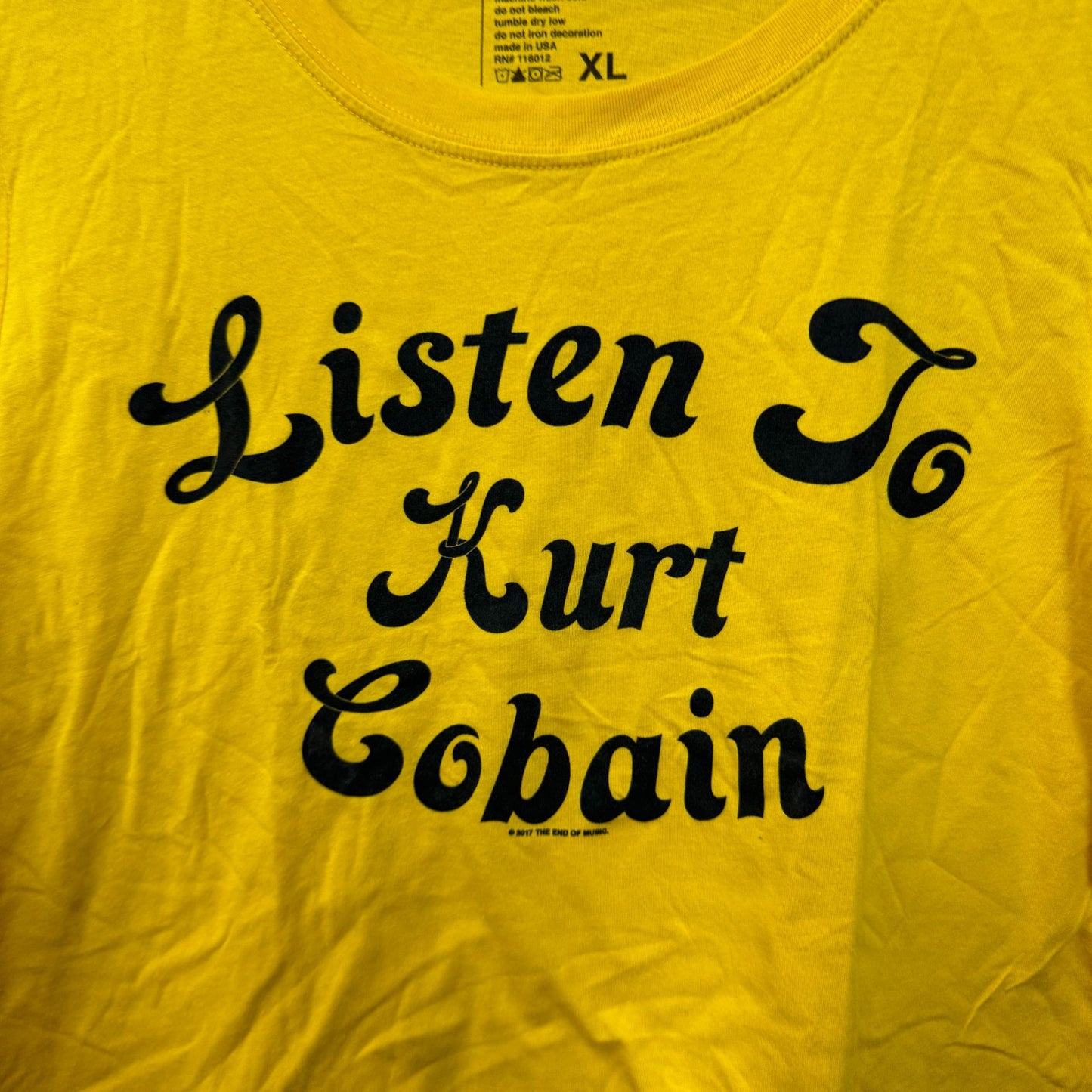 Kurt Cobain Nirvana crop top size XL