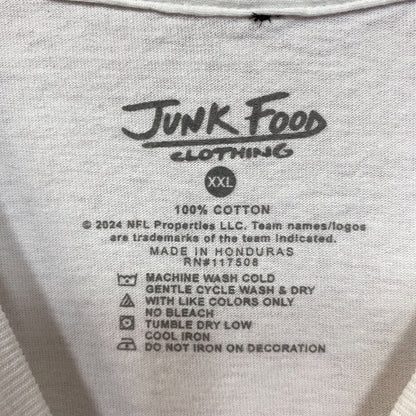 Junk Food Clothing NFL Los Angeles Rams Throwback Helmet Retro Style T-Shirt 2XL