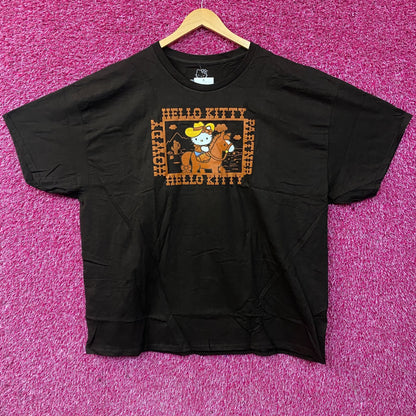 Sanrio Hello Kitty Desert Rodeo Howdy Partner Cute Graphic T-Shirt 2XL