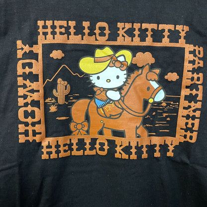 Sanrio Hello Kitty Desert Rodeo Howdy Partner Cute Graphic T-Shirt 2XL