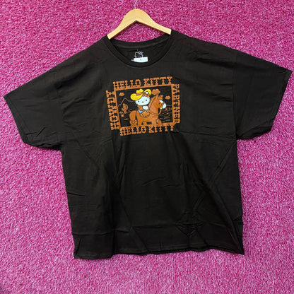 Sanrio Hello Kitty Desert Rodeo Howdy Partner Cute Graphic T-Shirt 2XL