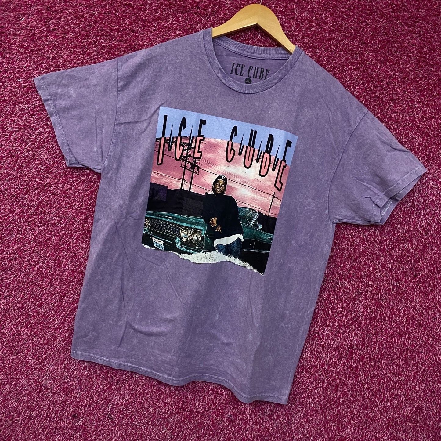 Ice Cube It Was A Good Day Lavender Graphic T-Shirt XL