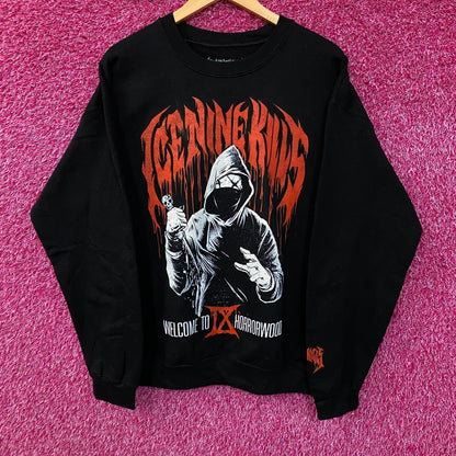 Ice Nine Kills Welcome To Horrorwood Metalcore Graphic Sweatshirt XL