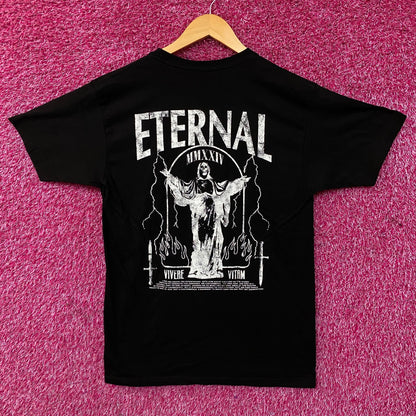 Fashion Nova Eternal Vivere Vitam Graphic Tee Medium
