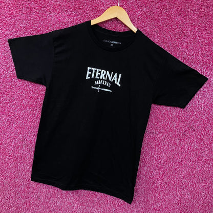 Fashion Nova Eternal Vivere Vitam Graphic Tee Medium