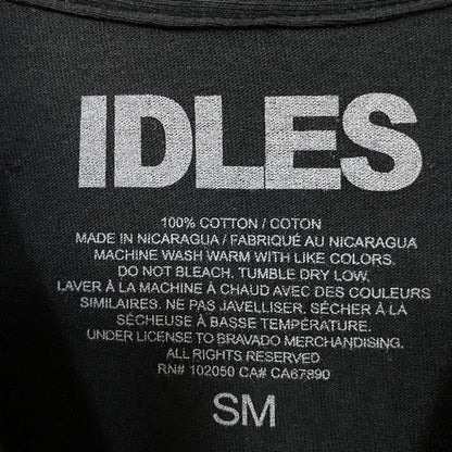 IDLES Flowers Graphic Punk Rock Band T-Shirt SM
