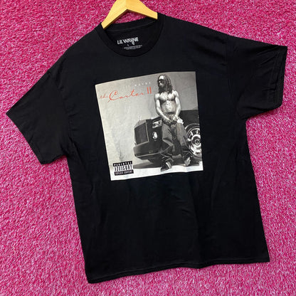 Lil Wayne The Carter II Hip Hop Graphic Design T-Shirt Large