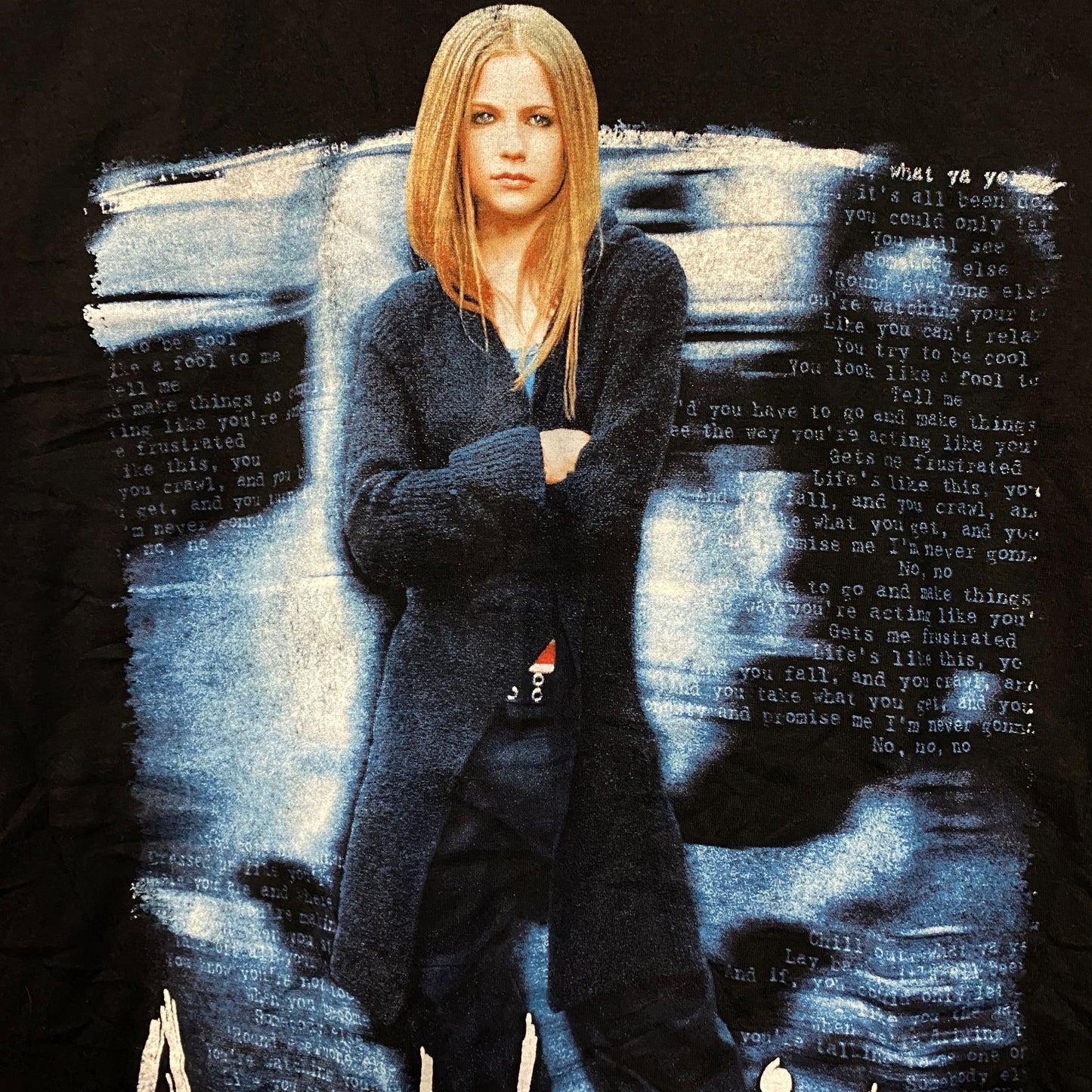 Avril Lavigne Let Go Album Punk Rock T-Shirt Small