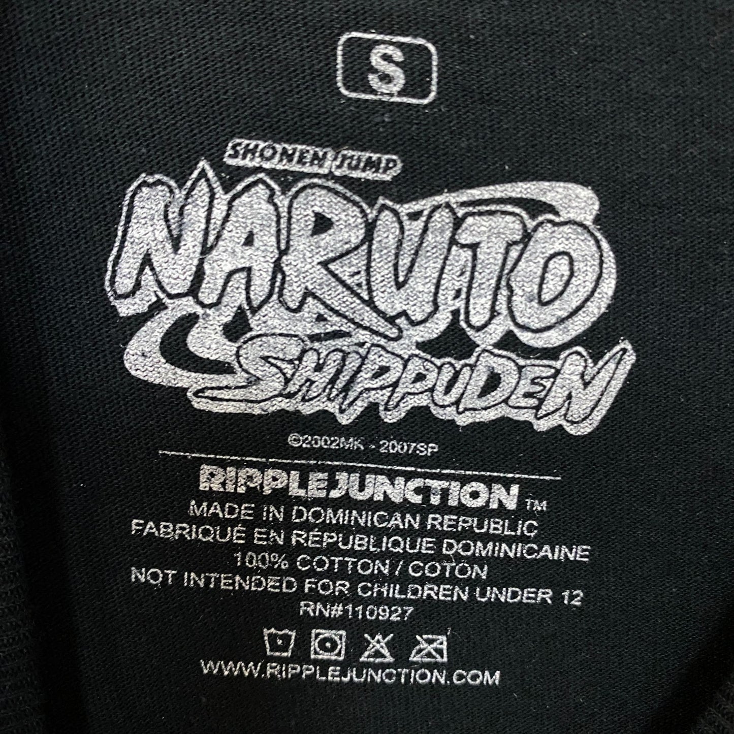 Naruto Shippuden ANBU Black Ops Kakashi Hokages Anime T-shirt Small