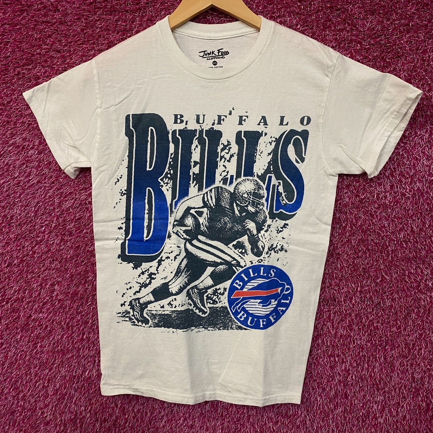 Junk Food Clothing NFL Buffalo Bills Rushing Flea Market T-Shirt XS
