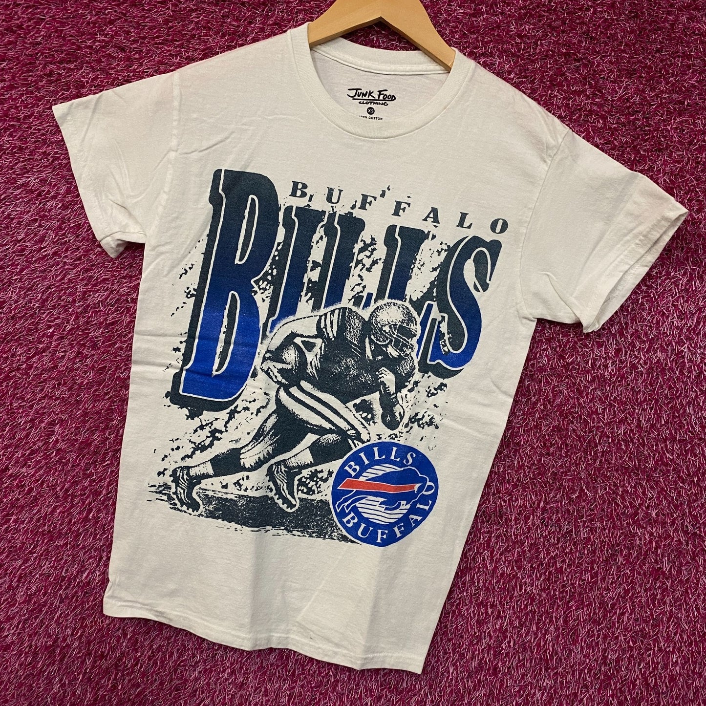 Junk Food Clothing NFL Buffalo Bills Rushing Flea Market T-Shirt XS