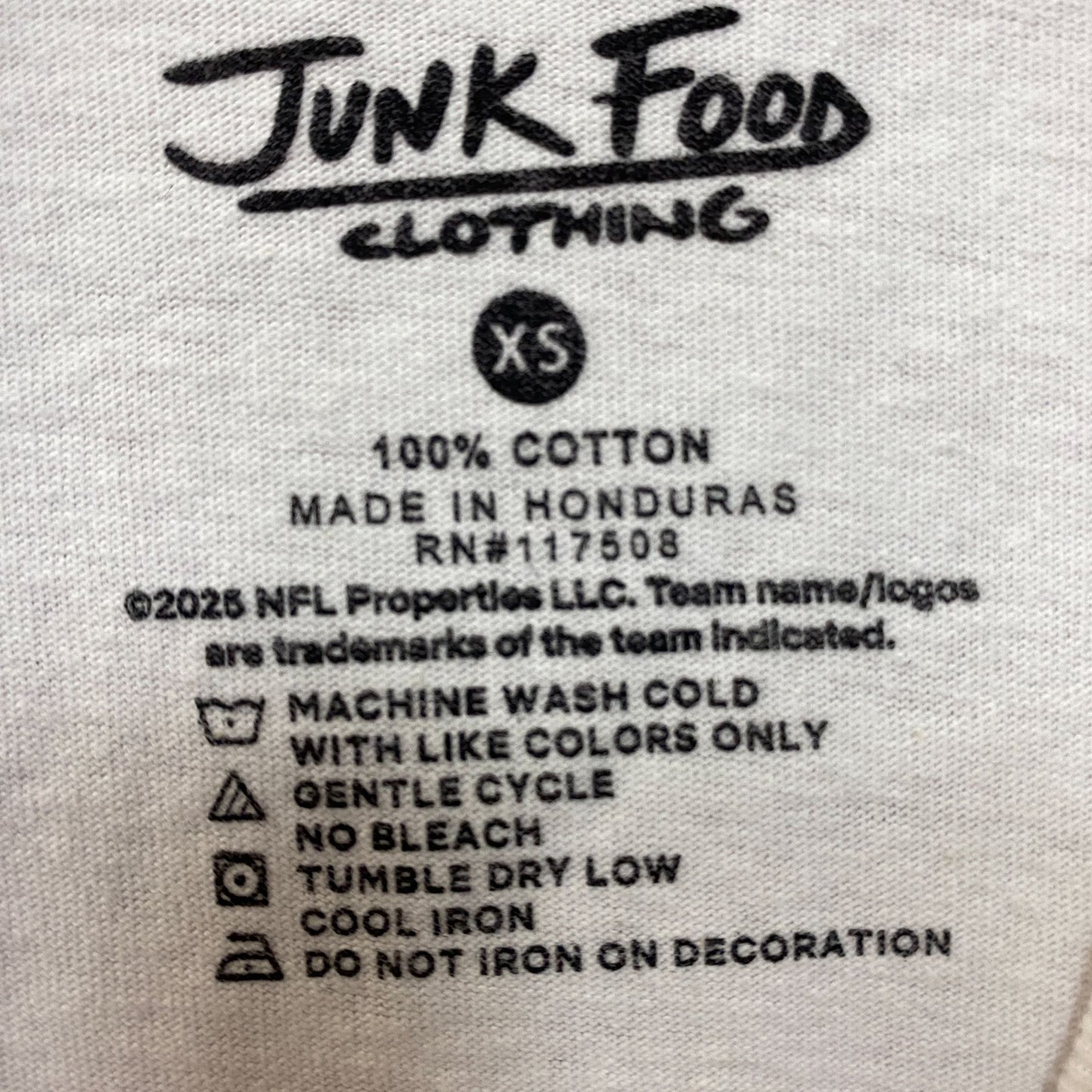 Junk Food Clothing NFL Buffalo Bills Rushing Flea Market T-Shirt XS