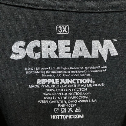 Scream Japanese Horror Movie Poster T-shirt 3X