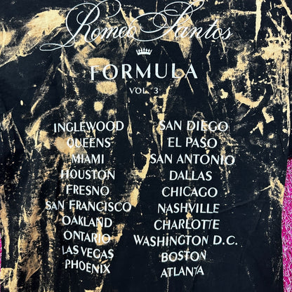 Romeo Santos Formula Tour Beach Dye Tshirt size Medium