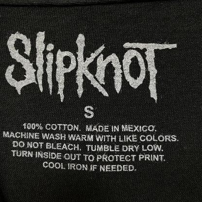 Slipknot Spell-Out & Pentagram Logo Heavy Metal Band Tee S