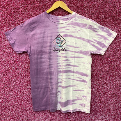 Odd Future Purple Embroidered Tie dye Tshirt size Medium