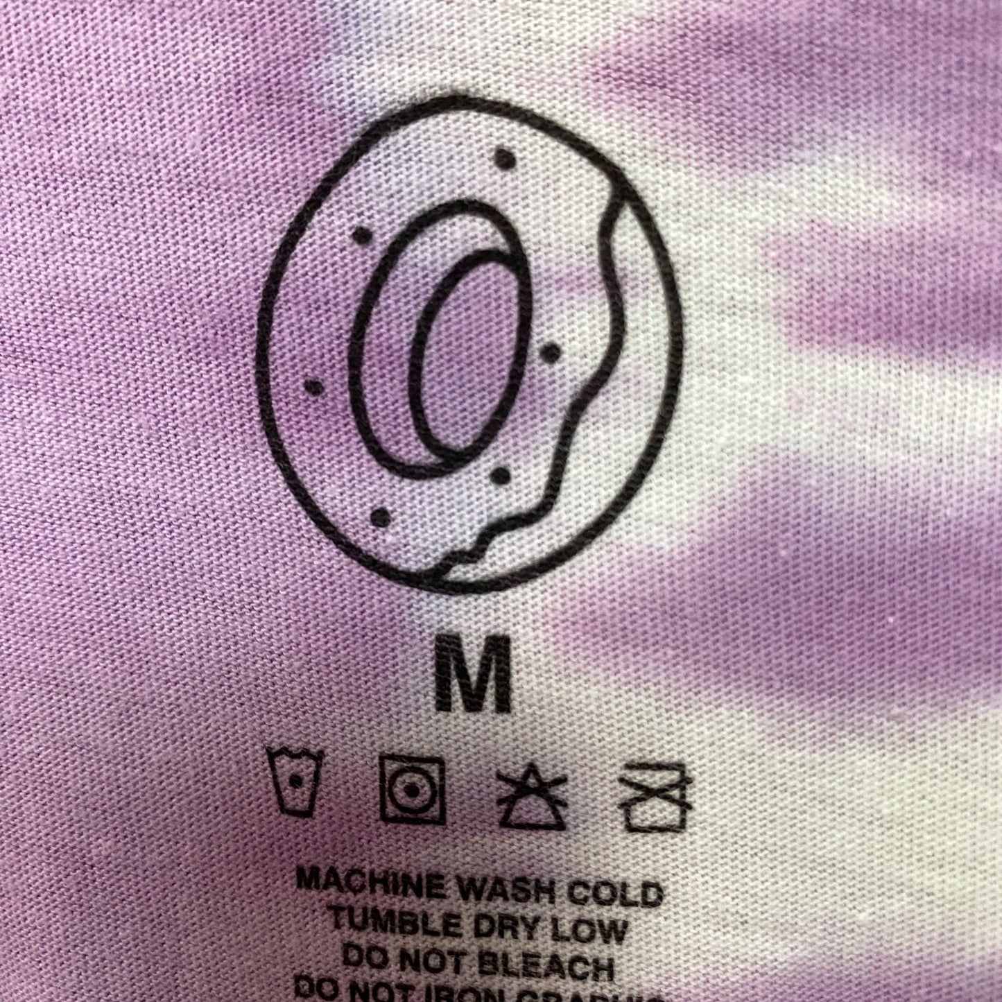Odd Future Purple Embroidered Tie dye Tshirt size Medium