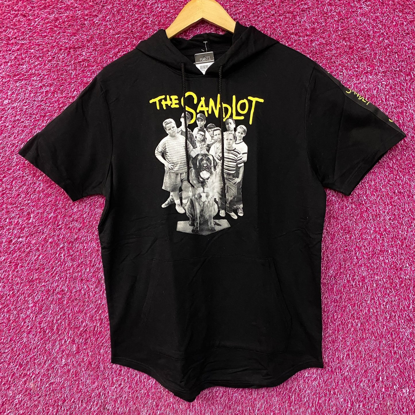 The Sandlot Baseball Movie Short Sleeve Hoodie size Medium