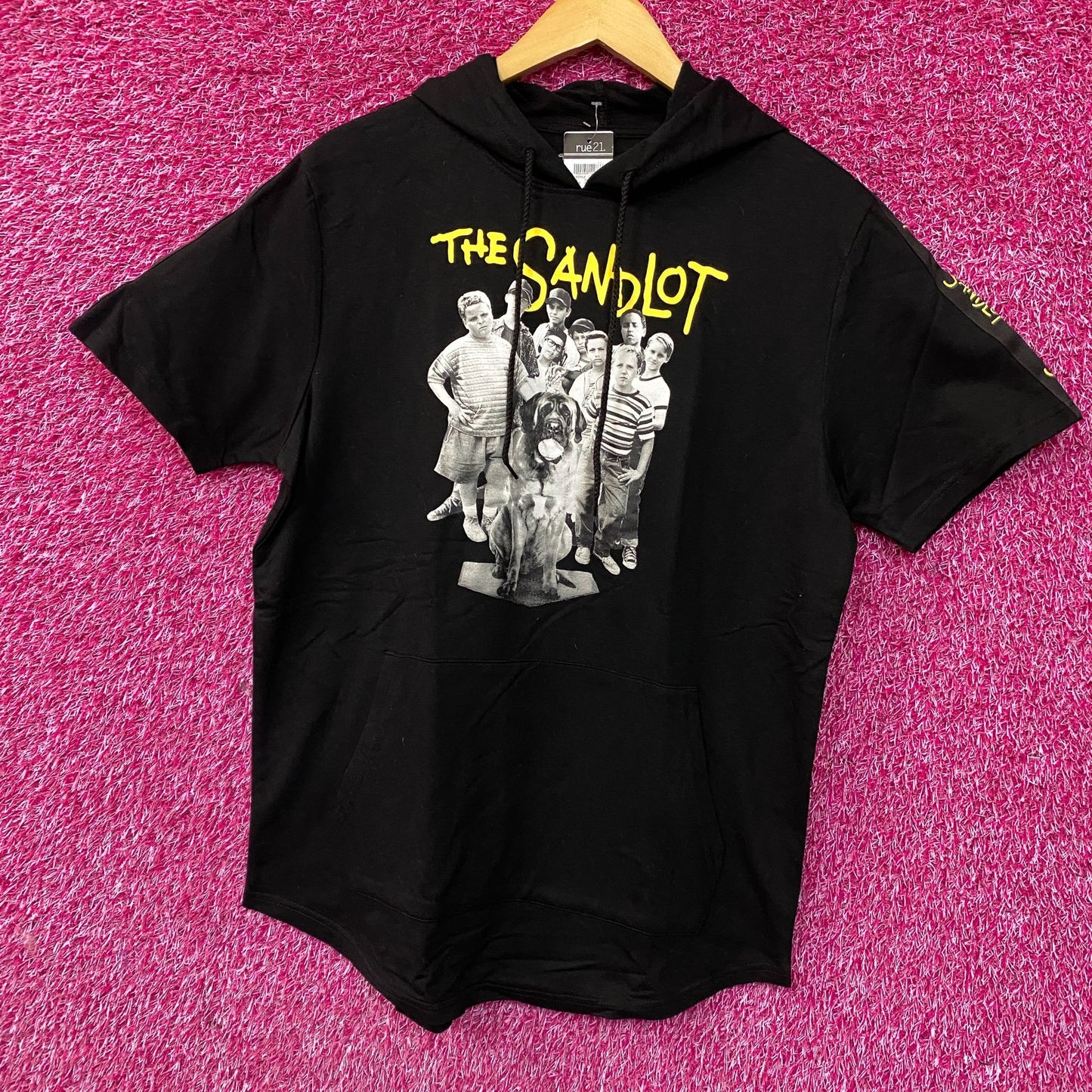 The Sandlot Baseball Movie Short Sleeve Hoodie size Medium