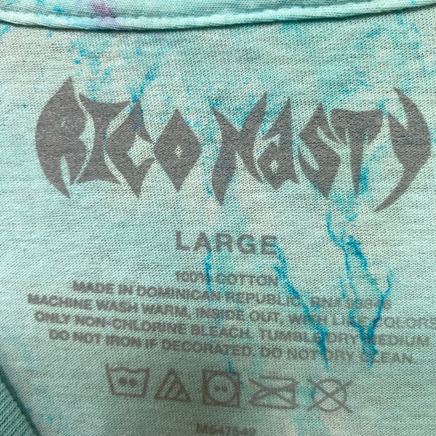 Rico Nasty Rap Tie Dye Tshirt size Large