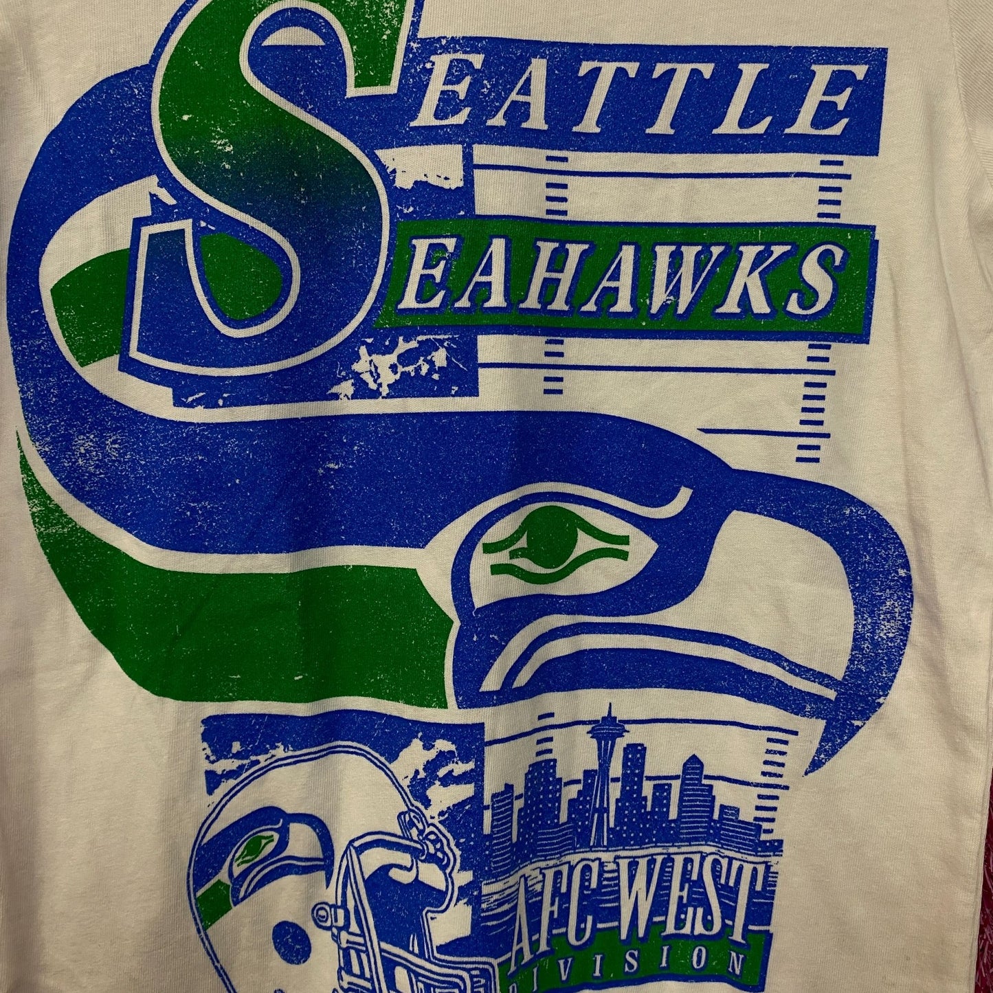 Junk Food Clothing Seattle Seahawks Elite Vintage Inspired Tee XS
