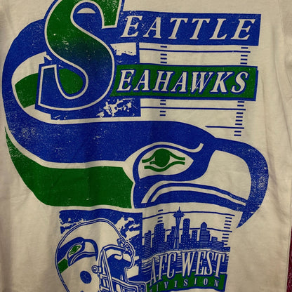 Junk Food Clothing Seattle Seahawks Elite Vintage Inspired Tee XS
