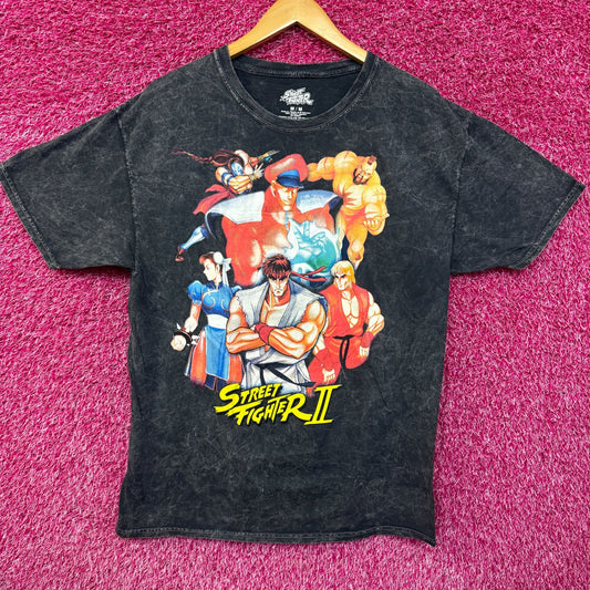 Street Fighter 2 Super Nintendo Character List Tee Medium
