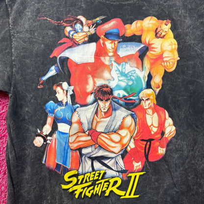 Street Fighter 2 Super Nintendo Character List Tee Medium