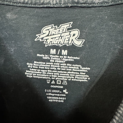 Street Fighter 2 Super Nintendo Character List Tee Medium