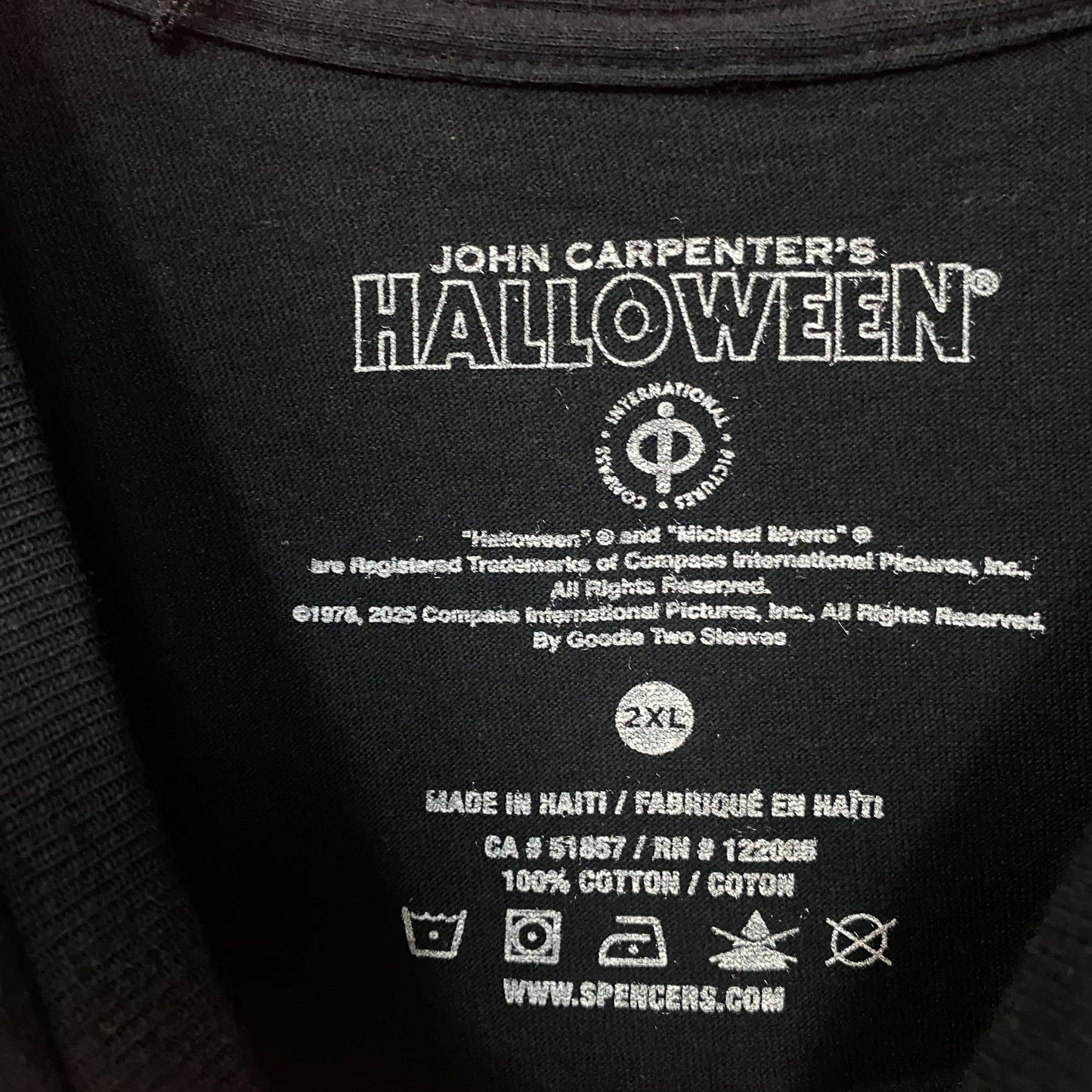 John Carpenter's Halloween Michael Myers Slay All Day Horror Tshirt size 2XL