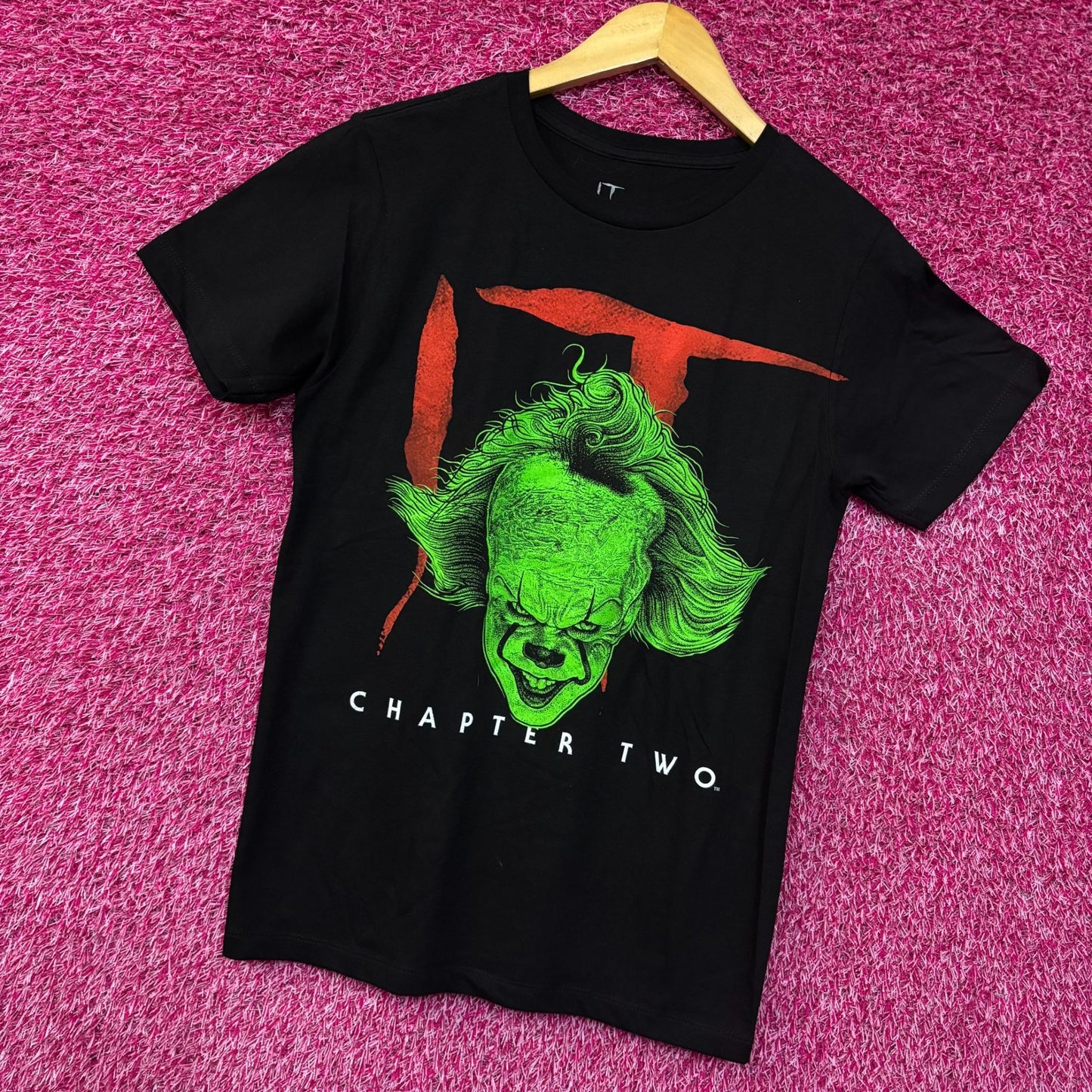 Stephen King's It It Chapter 2 Green Pennywise T-Shirt Small