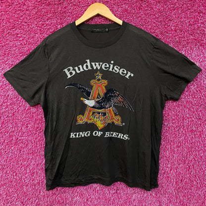 Budweiser King Of Beer American Bald Eagle Logo T-Shirt XL