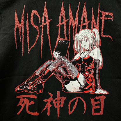 Death Note Misa Amane Gothic Style Anime T-Shirt Medium
