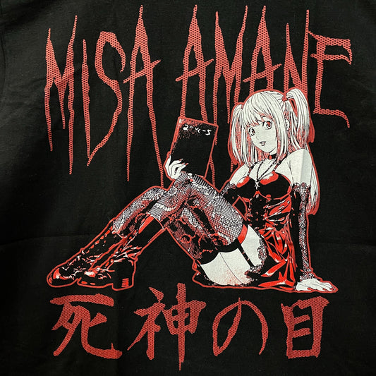 Death Note Misa Amane Gothic Style Anime T-Shirt Medium