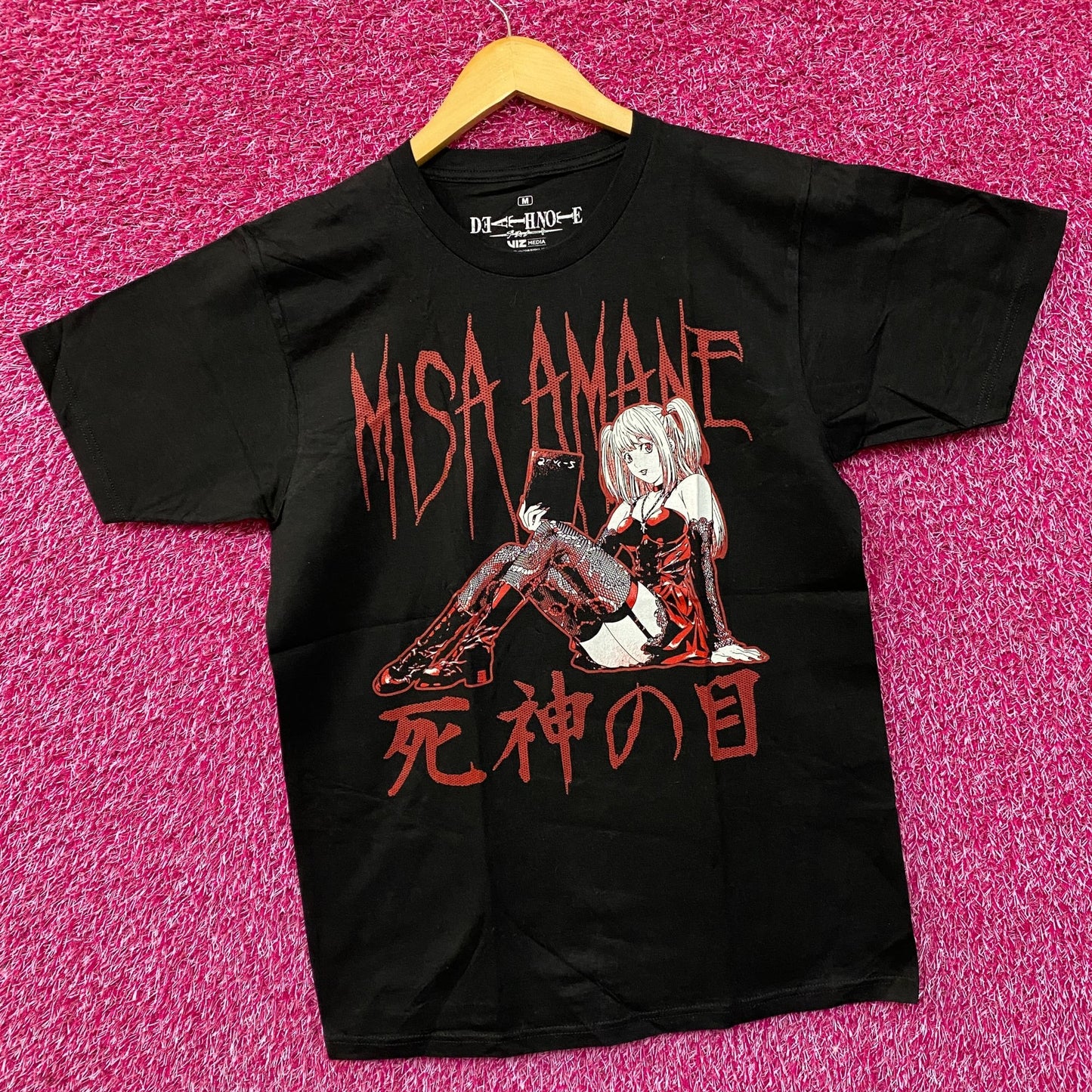 Death Note Misa Amane Gothic Style Anime T-Shirt Medium