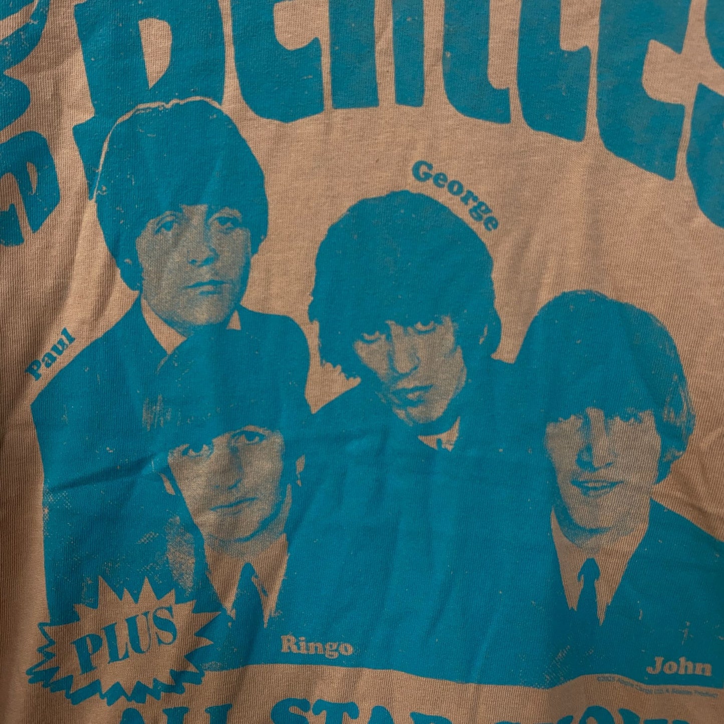 Junk Food Clothing The Beatles All-Star Show Vintage Style Tee XS