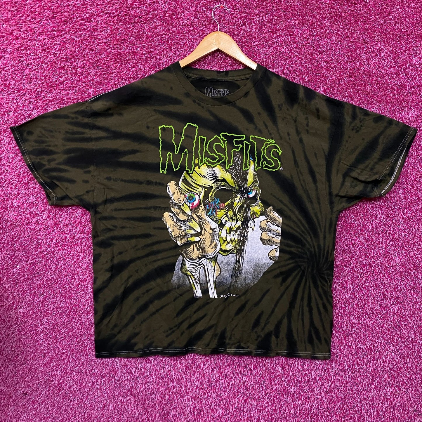Misfits Mommy Can I Go Out & Kill Oversized Band Tie Dye Extra Large