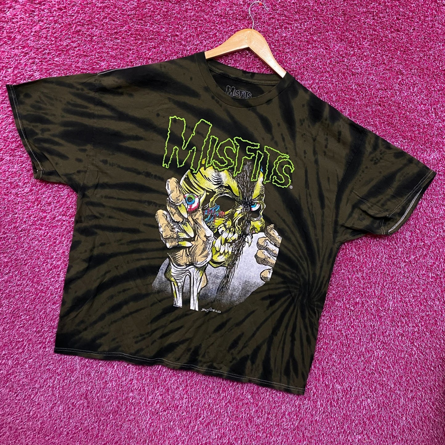 Misfits Mommy Can I Go Out & Kill Oversized Band Tie Dye Extra Large
