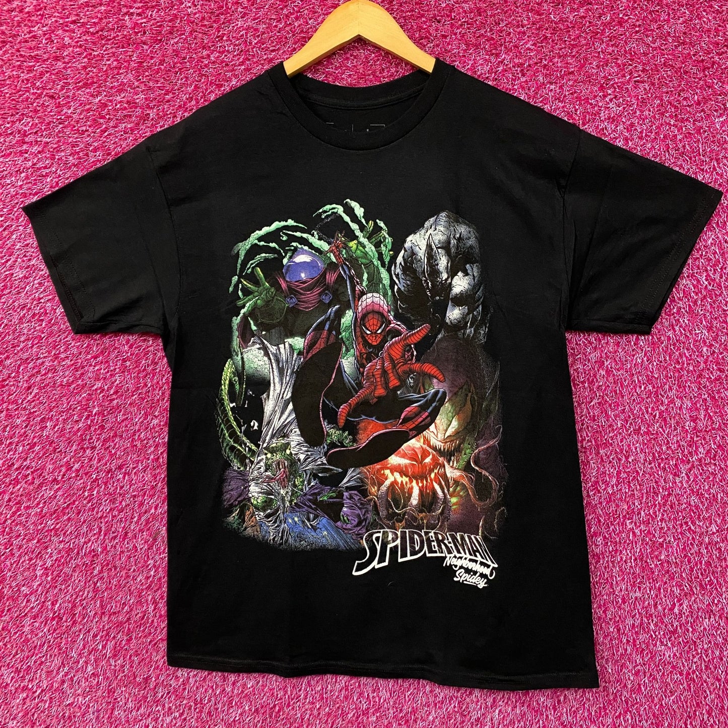 Marvel Spider-Man Rogues Gallery Comics T-Shirt Large